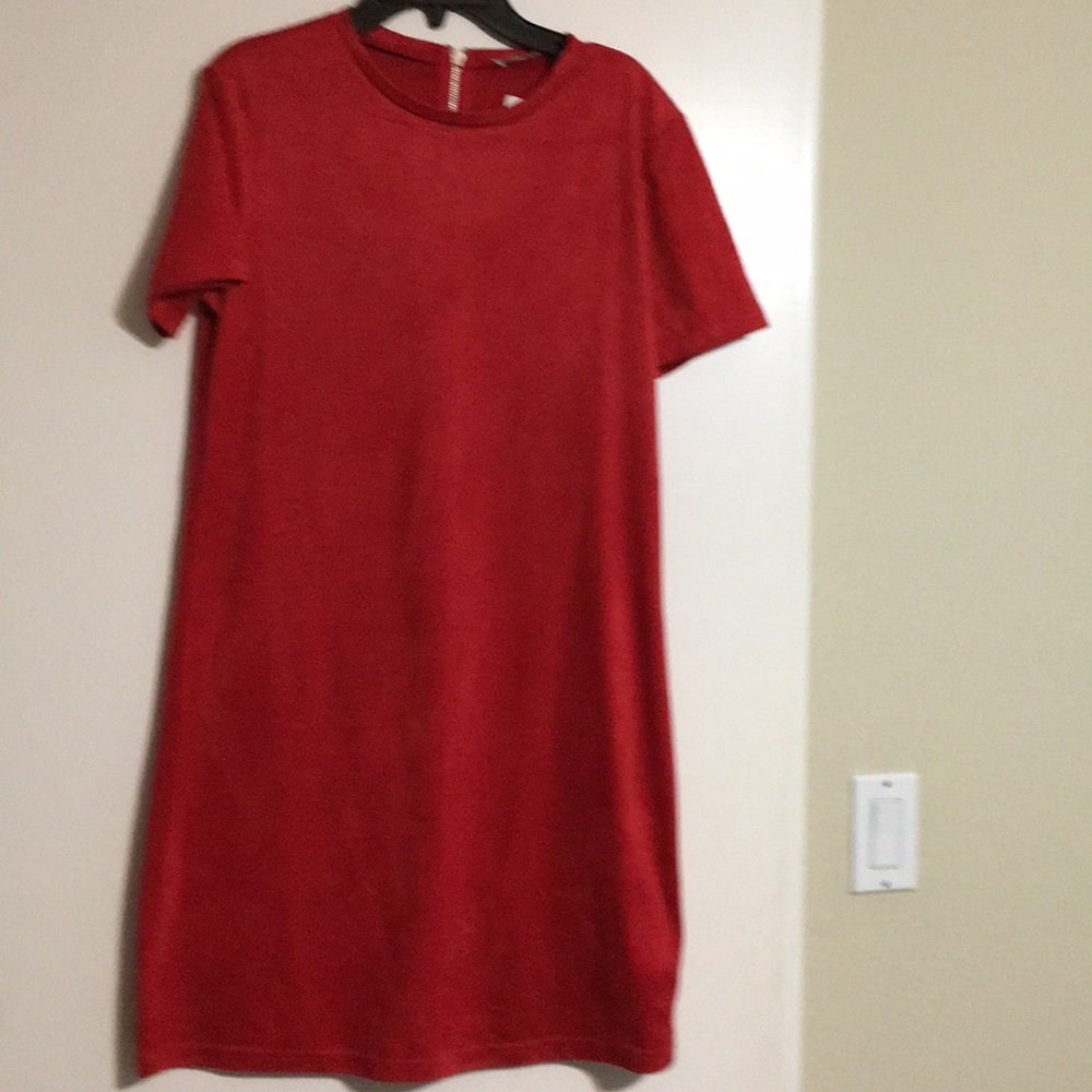 Zara red dress
